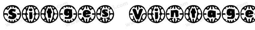 Sitges Vintage字体转换